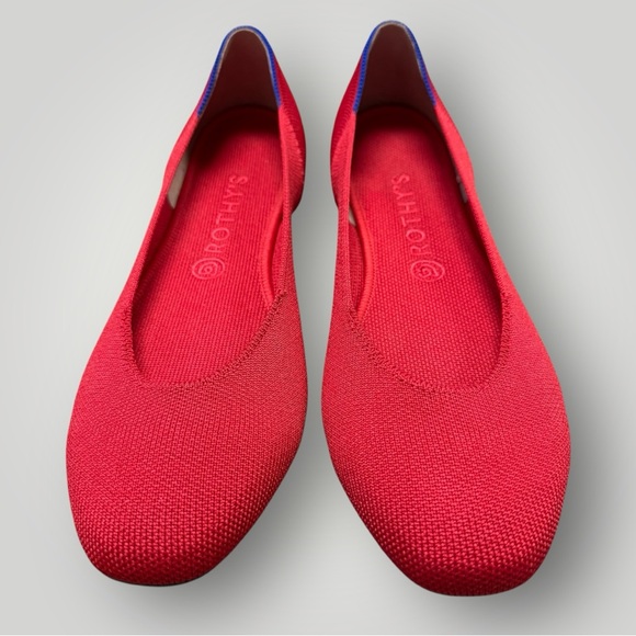 Rothy's The Square flats in Cardinal Red Sz 11 - Picture 3 of 12